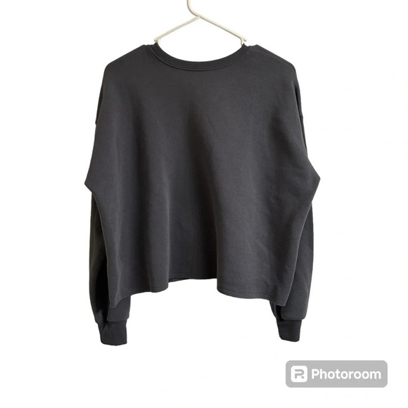 Grayson Threads Pink Floyd Grey Oversized Cropped Boxy Sweatshirt Women’s Sm - Picture 3 of 10